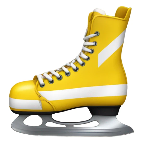 Banana on hockey skates sticker