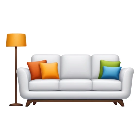 furniture store logo with sofa and chair sticker