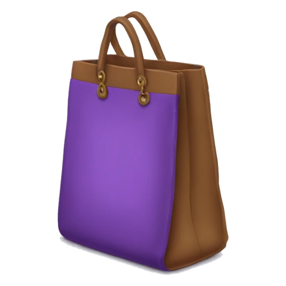 Bolso violeta Gracias por tu compra  sticker