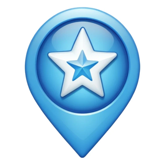 Create a verified badge a blue star with a white verified sign in middle sticker
