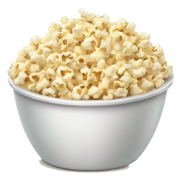 bowl of popcorn sticker