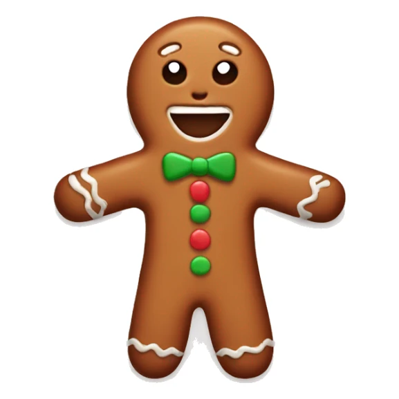 gingerbread sticker