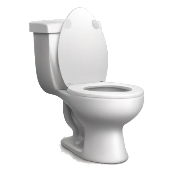 Lady running away from toilet sticker