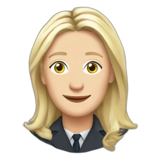 France Marine Lepen political sticker