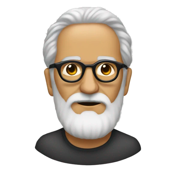 Paulo Freire with aviator glasses sticker