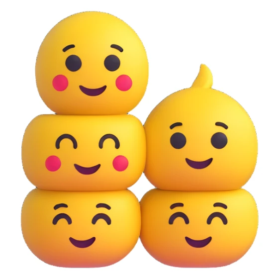 Emojis ass sitting on another emojis face like a girl and guy sticker