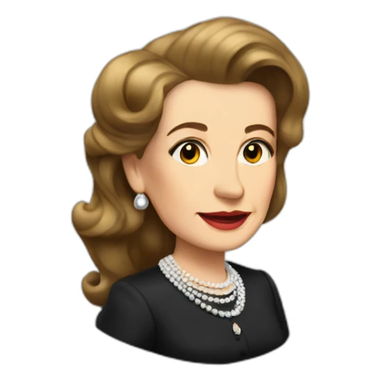 Estela Martinez de Peron as argentinian president sticker
