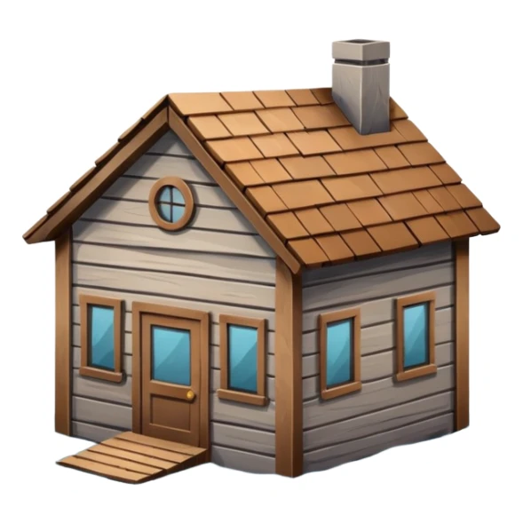 a house covered by water with the roof top only visible   sticker