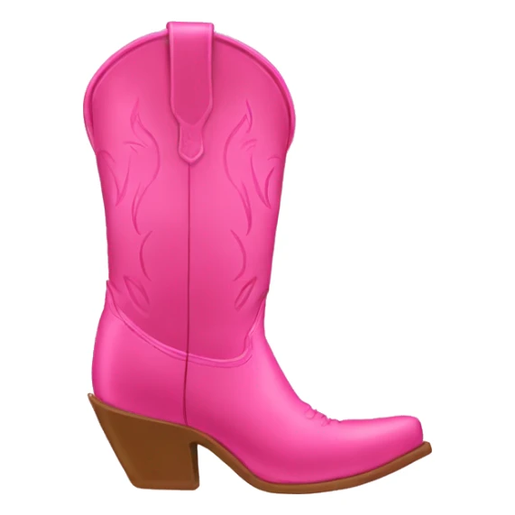  Pink Cowgirl boots sticker