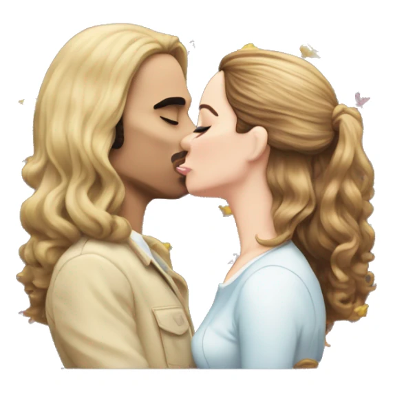 quavo and lana del rey kissing sticker