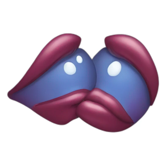 Kiss sticker