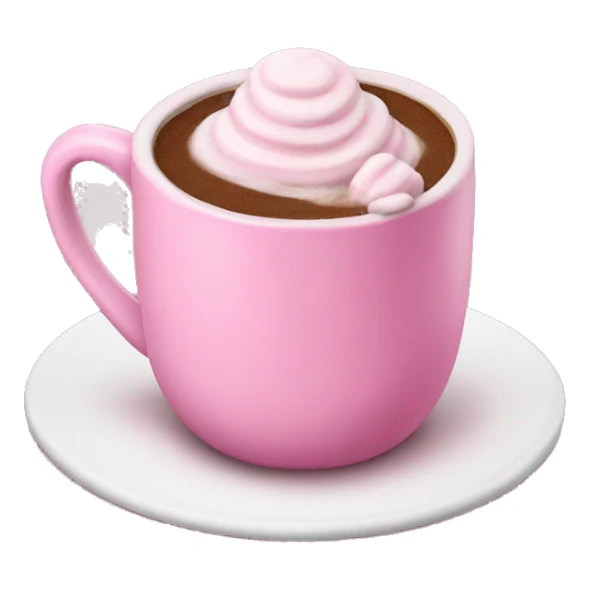 pink hot chocolate  sticker