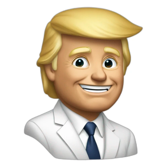 Trump qui fait un doigt d’honneur sticker