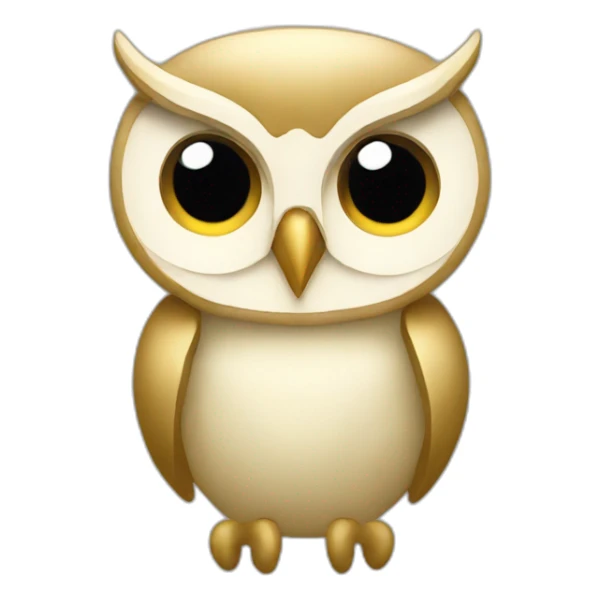 Drake ovo owl logo with golden outlines sticker