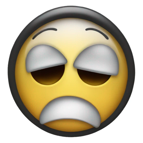 Emoji crying because of laughing sticker