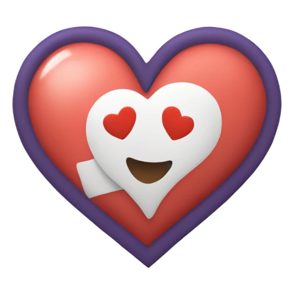 HEART EMOJI WITH GOOGLE LOGO COLORS sticker