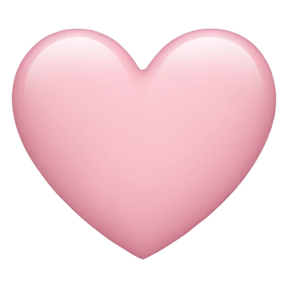 Light pink heart sticker