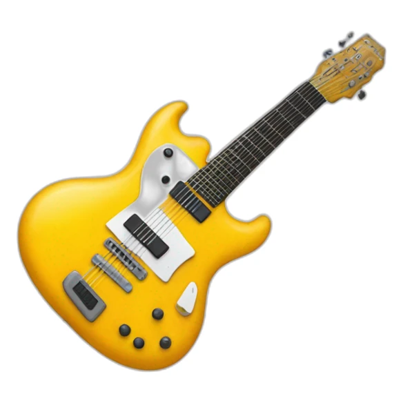 Pastilla de guitarra eléctrica p90 aislada sin absolutamente nada mas sticker