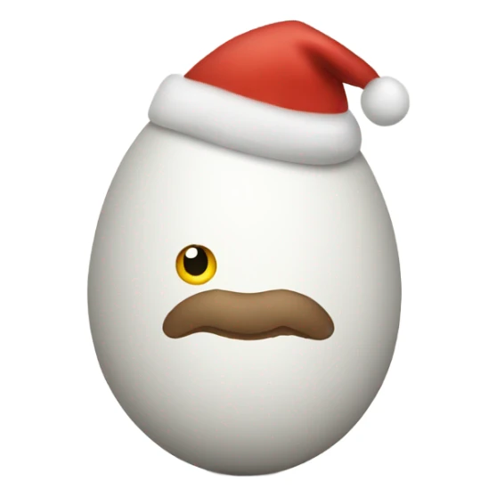 christmas egg sticker