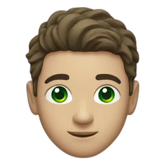 joao almeida swimmer with green eyes sticker