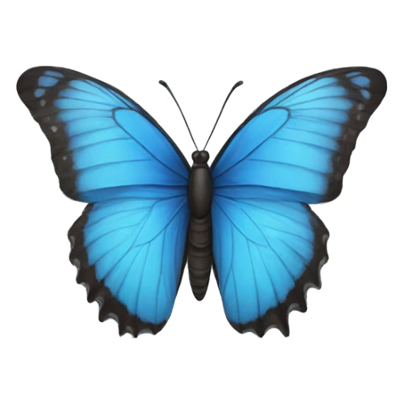 Blue Butterfly sticker