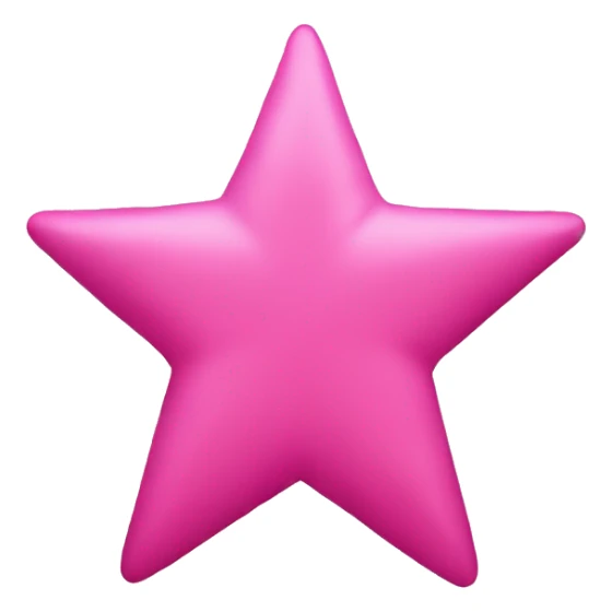 Pink star sticker