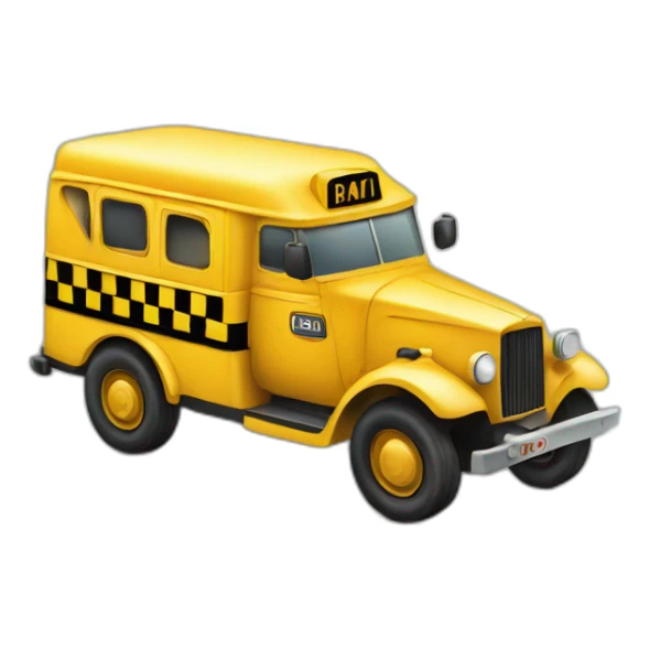 taxi truck mobile storage sticker