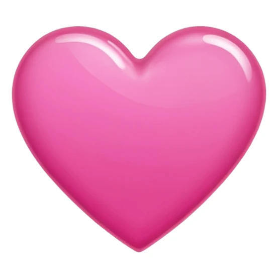 heart made with a nail polish pink sticker