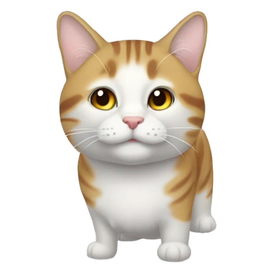 Белый кот sticker