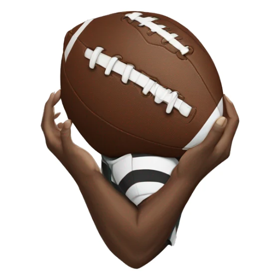 football heart sticker