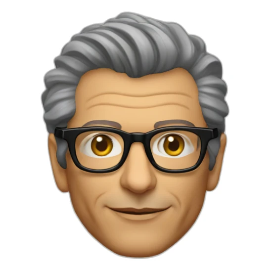 Jeff goldblum innovation consultant wearing glasses sticker
