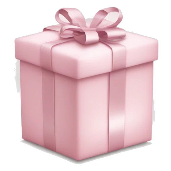 Light pink Christmas gifts under a white Christmas tree  sticker