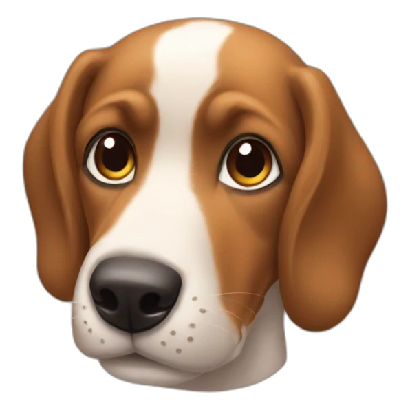 perro con sus crías sticker