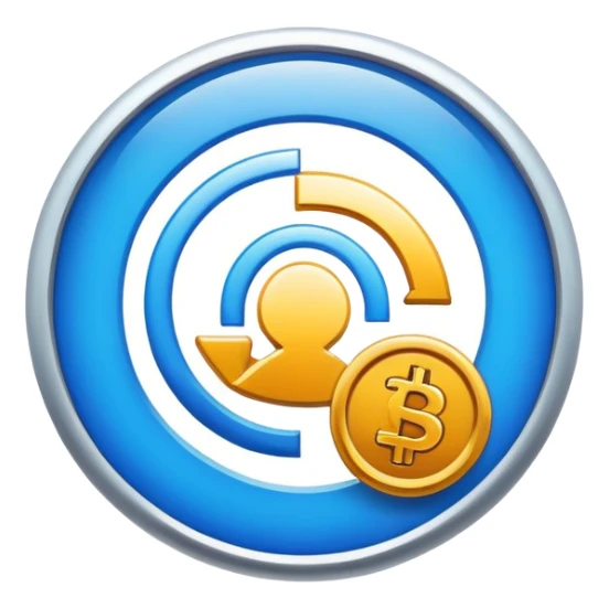 we are a b2b fintech infra company, in our dashboard we need logo for "internal fund transfer" module, our primary colour is "#0092ff" sticker