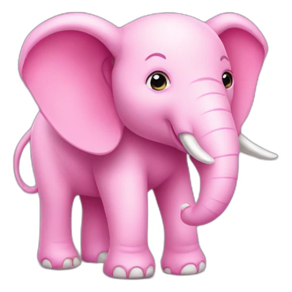 Pink Elephant sticker