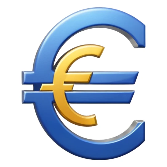 european bank with logo euro sticker