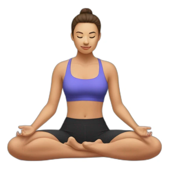 Youtubeur TK78, en train de faire du yoga sticker