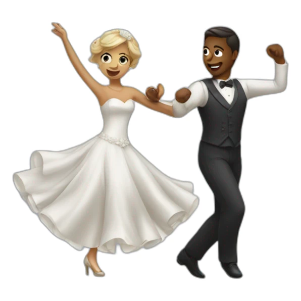Wedding dance  sticker