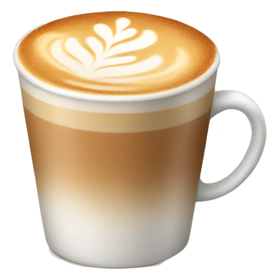 cup of latte   sticker