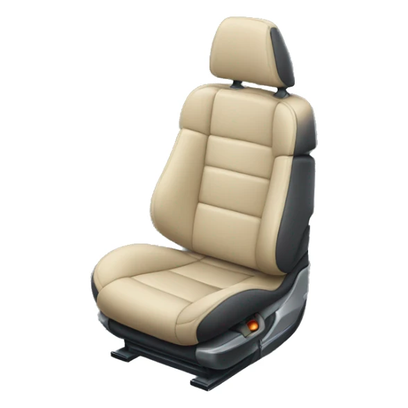 car seat with car neck rest sticker