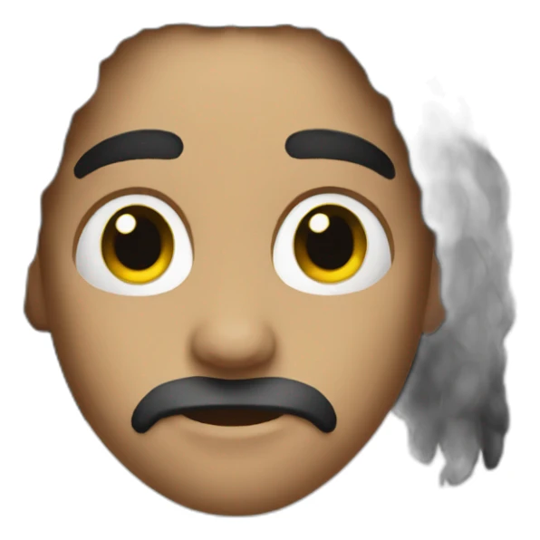  face of pure dread sticker