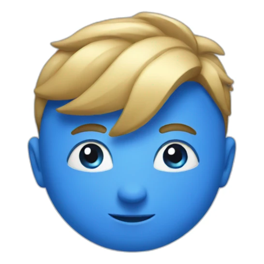 youtube logo but in blue sticker