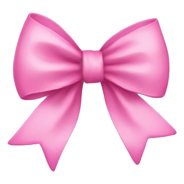 Pink bow sticker