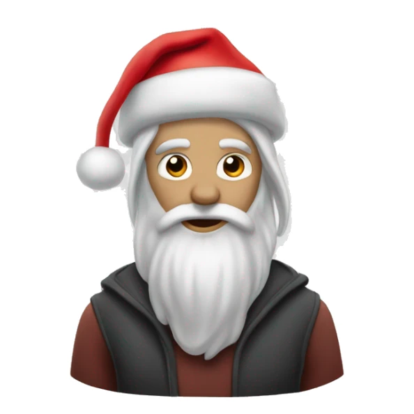 Use the standard 😈 but add a Santa’s hat to it sticker