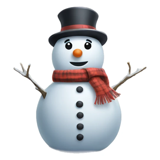 snowman sticker