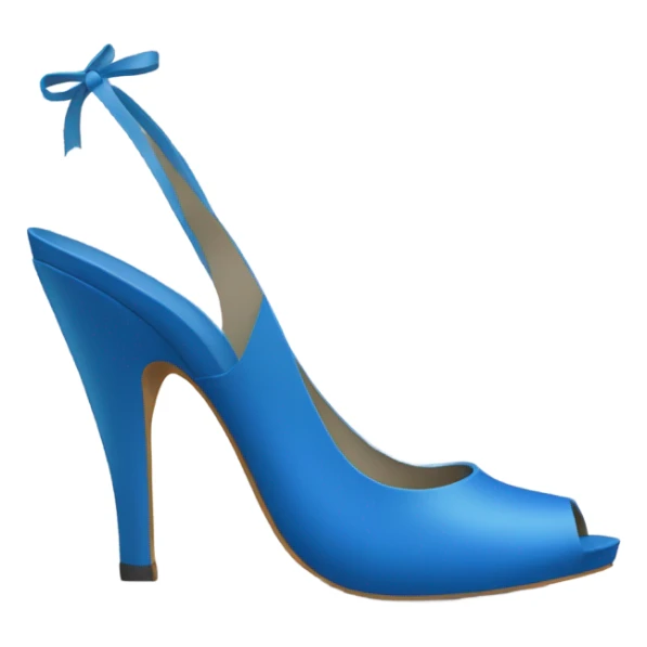 Salto alto azul sticker