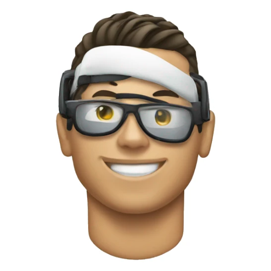 Cristiano Ronaldo and music  sticker