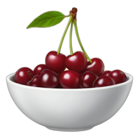 Bowl of cherries sticker