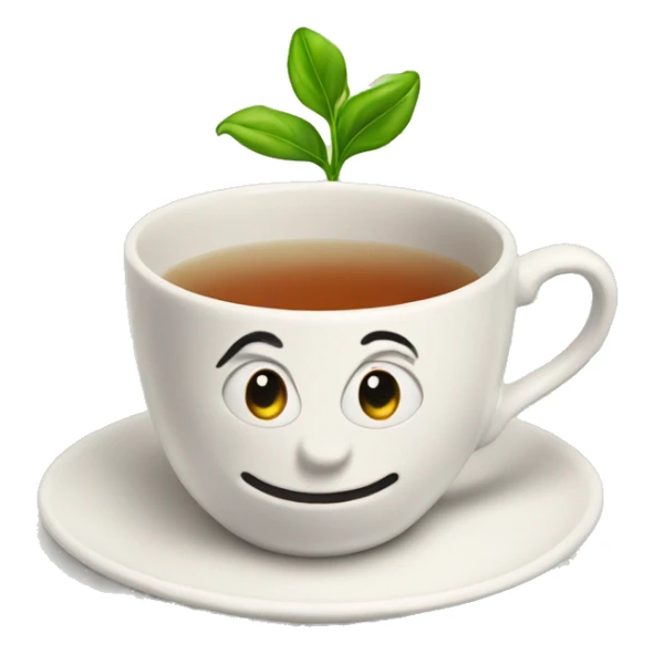 tea cup and saucer that says everyone agrees sticker