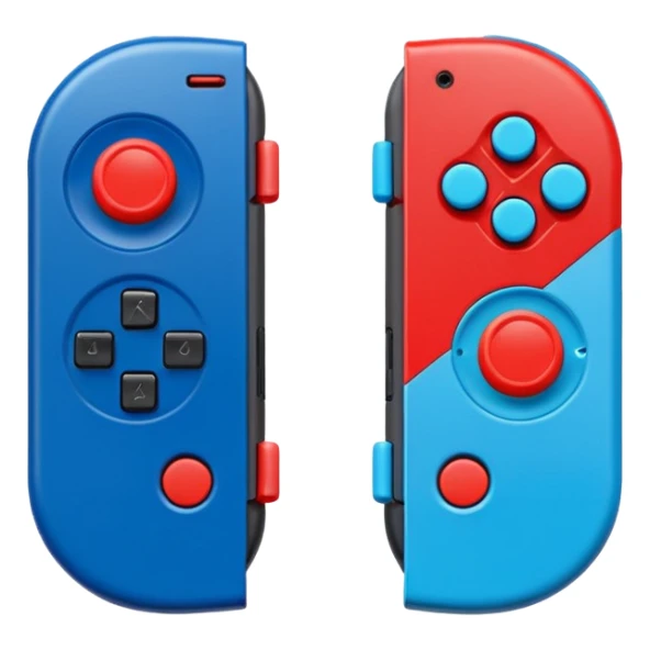 A standard pair of Nintendo Joy-Cons sticker